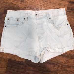 Denim shorts